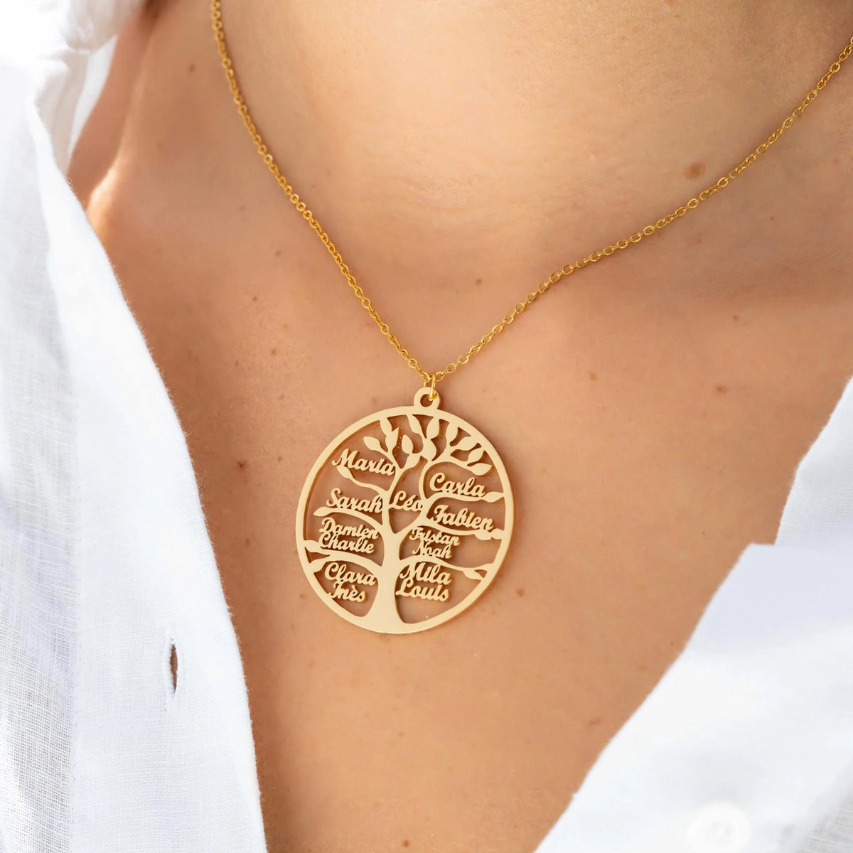 Collier Arbre de Vie Jusqu’à 13 Noms